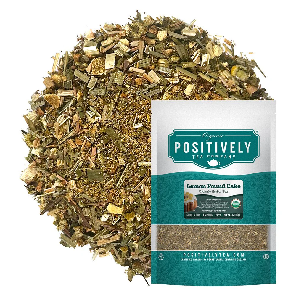 Organic Lemon Pound Cake Herbal - Loose Leaf Tisane - Image 2