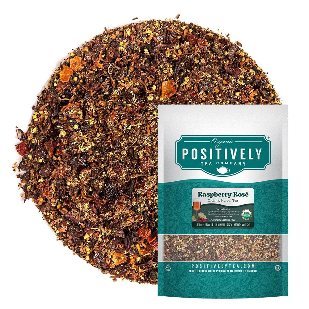 Organic Raspberry Rosé - Loose Leaf Tea - Image 2