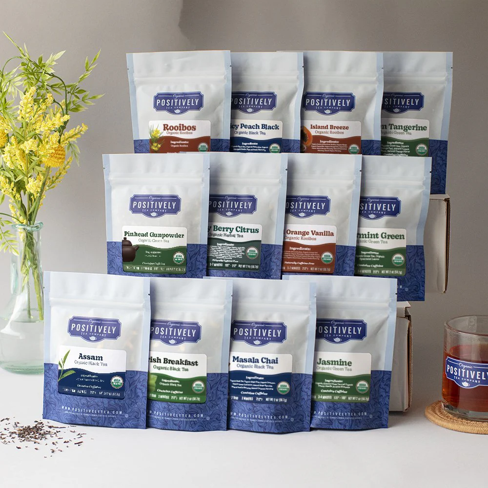Organic Best Sellers Tea Flight - Loose Leaf Tea Sampler - Image 2