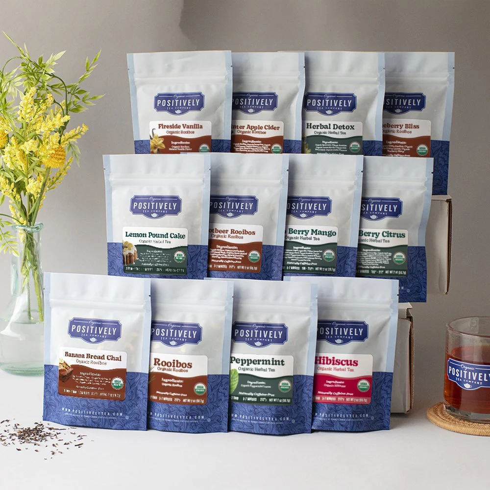Organic Caffeine-Free Tea Flight - Loose Leaf Tea Sampler - Image 2