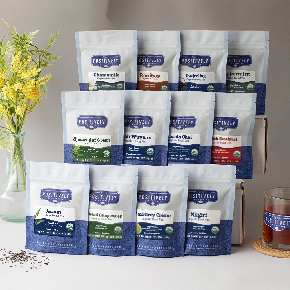 Organic Traditional Selections Tea Flight - Loose Leaf Tea Sampler - Image 2