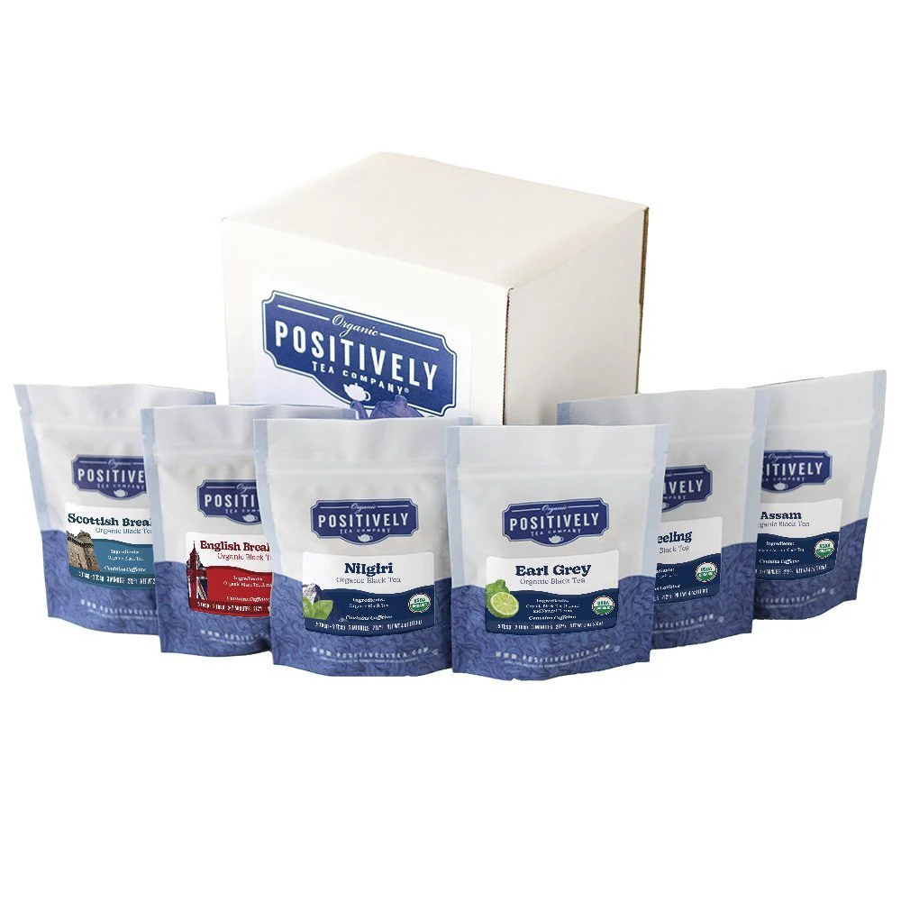 Organic Positively Tea Sampler - Traditional Black Tea Mini-Flight