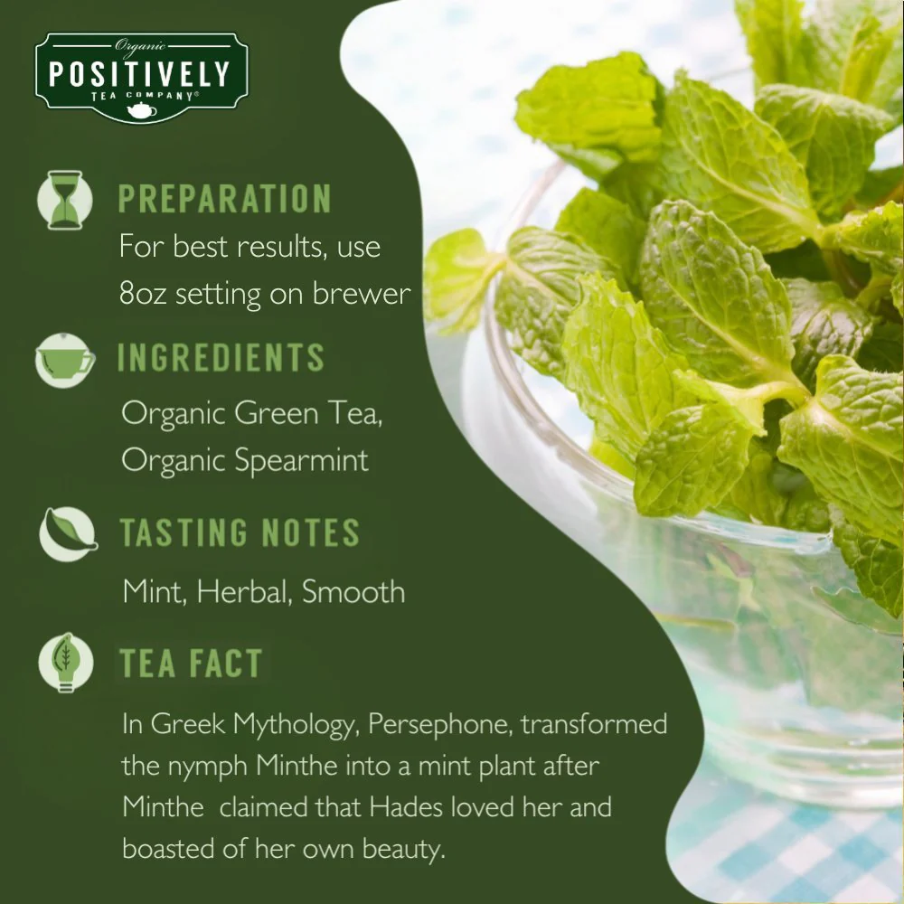 Organic Spearmint Green - Classic Tea Pods - Image 3