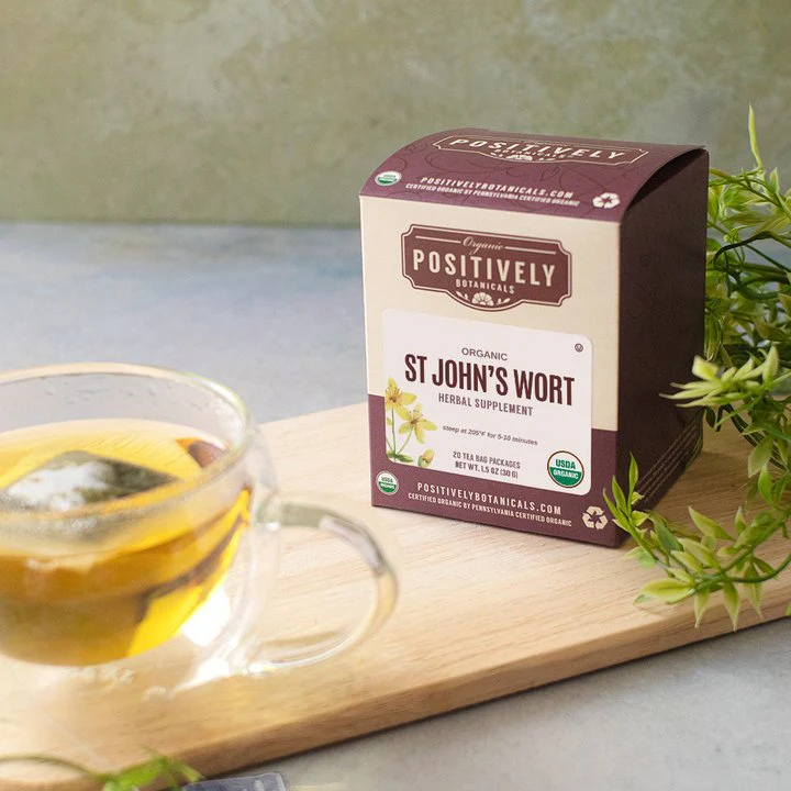 Organic St John's Wort - Botanical Tea Bags - Image 4