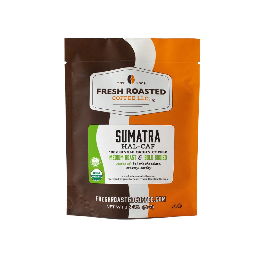 Organic Sumatra Water-Processed Half Caf - Roasted Coffee - Image 5