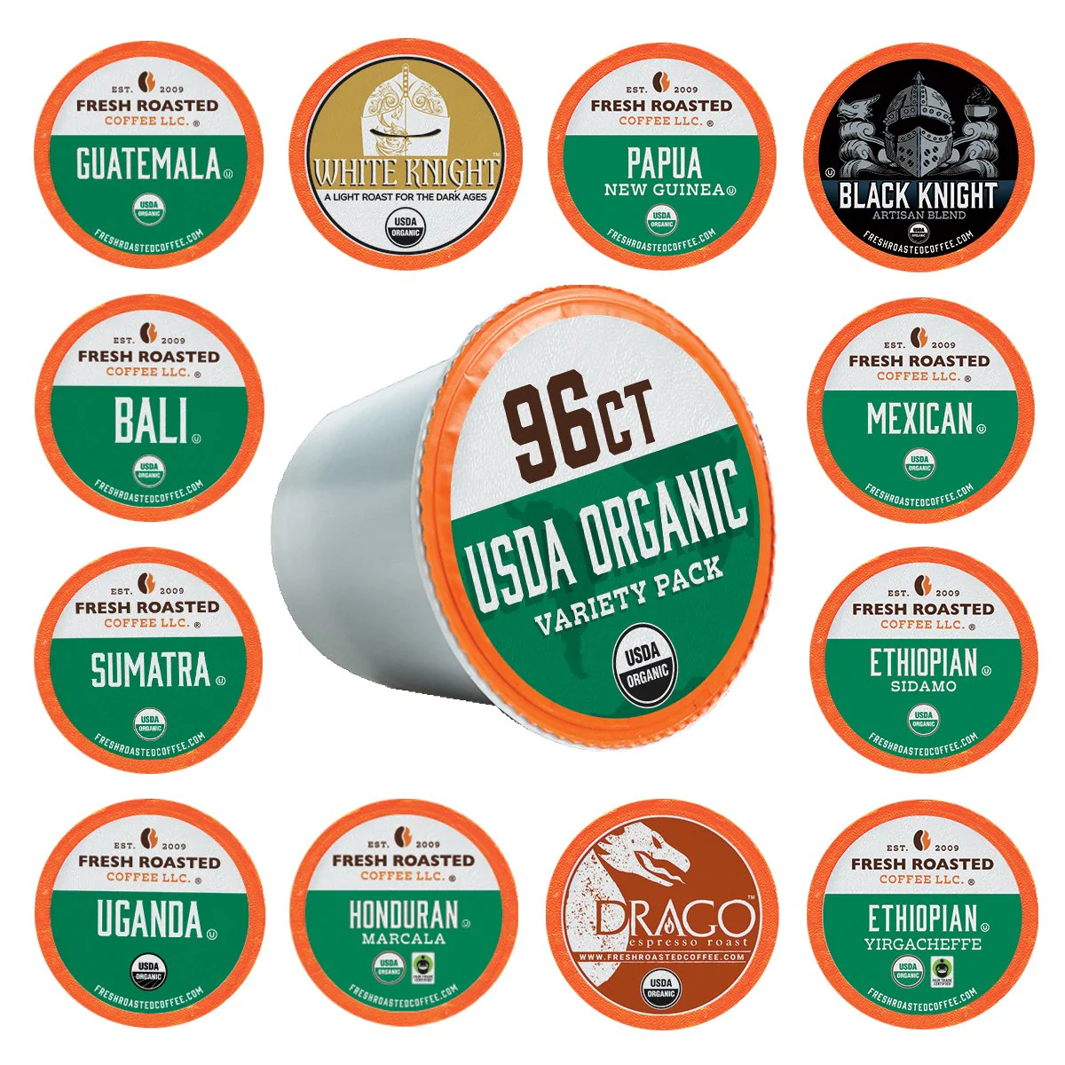 USDA Organic Variety Pack - Classic Coffee Pods - Image 4