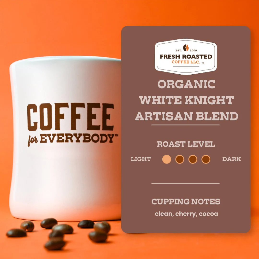 Organic White Knight - Roasted Coffee - Image 4