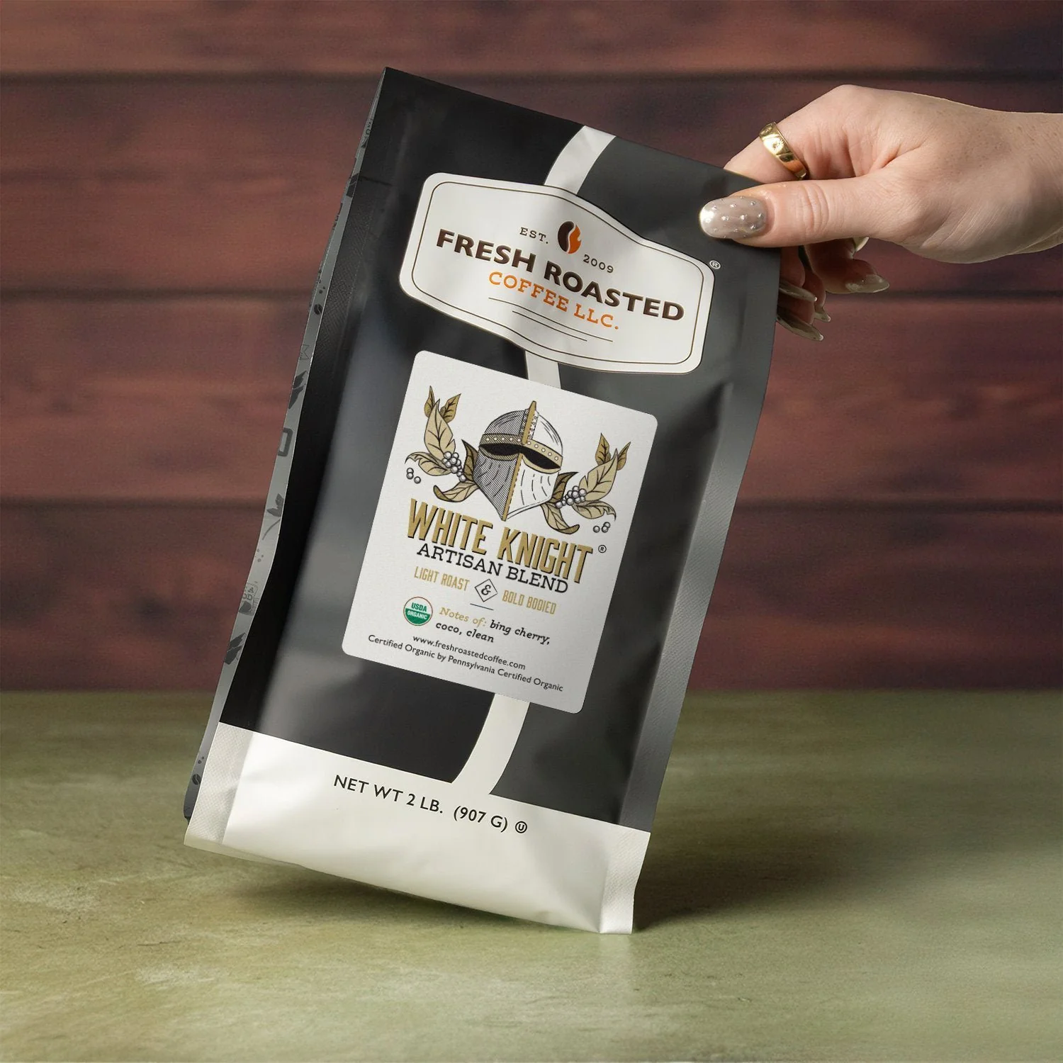 Organic White Knight - Roasted Coffee - Image 7